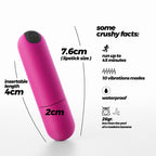 CRUSHIOUS | iMoan – Rechargeable Mini Bullet Vibrator 7.6 cm