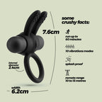CRUSHIOUS | Nacho – Vibrating Rechargeable Cock Ring