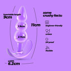 CRUSHIOUS | The Plunger – Discreet Flexible Anal Plug 9 cm
