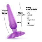 CRUSHIOUS | Jolly – Pyramid Anal Plug with Suction Base 9 cm