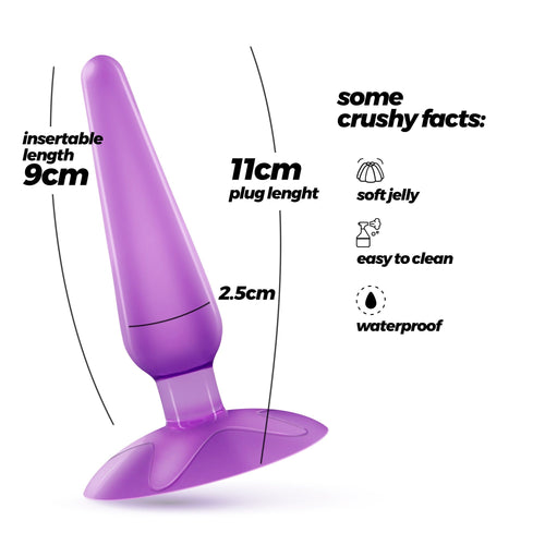 CRUSHIOUS | Jolly – Pyramid Anal Plug with Suction Base 9 cm