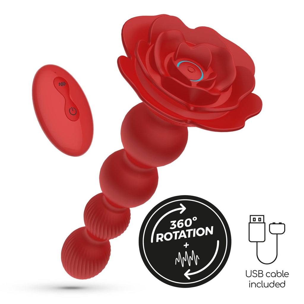 CRUSHIOUS | Rosaline – Rotating Vibrating Anal Plug with Remote