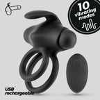 CRUSHIOUS | Thumper – Vibrating Double Cock Ring with Remote Contro