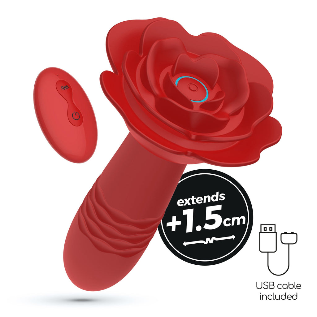 CRUSHIOUS | Romeo – Vibrating Thrusting Anal Plug with Remote