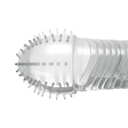 CRUSHIOUS | Ribbed Sleeve – Transparent Penis Sleeve & Lubricant