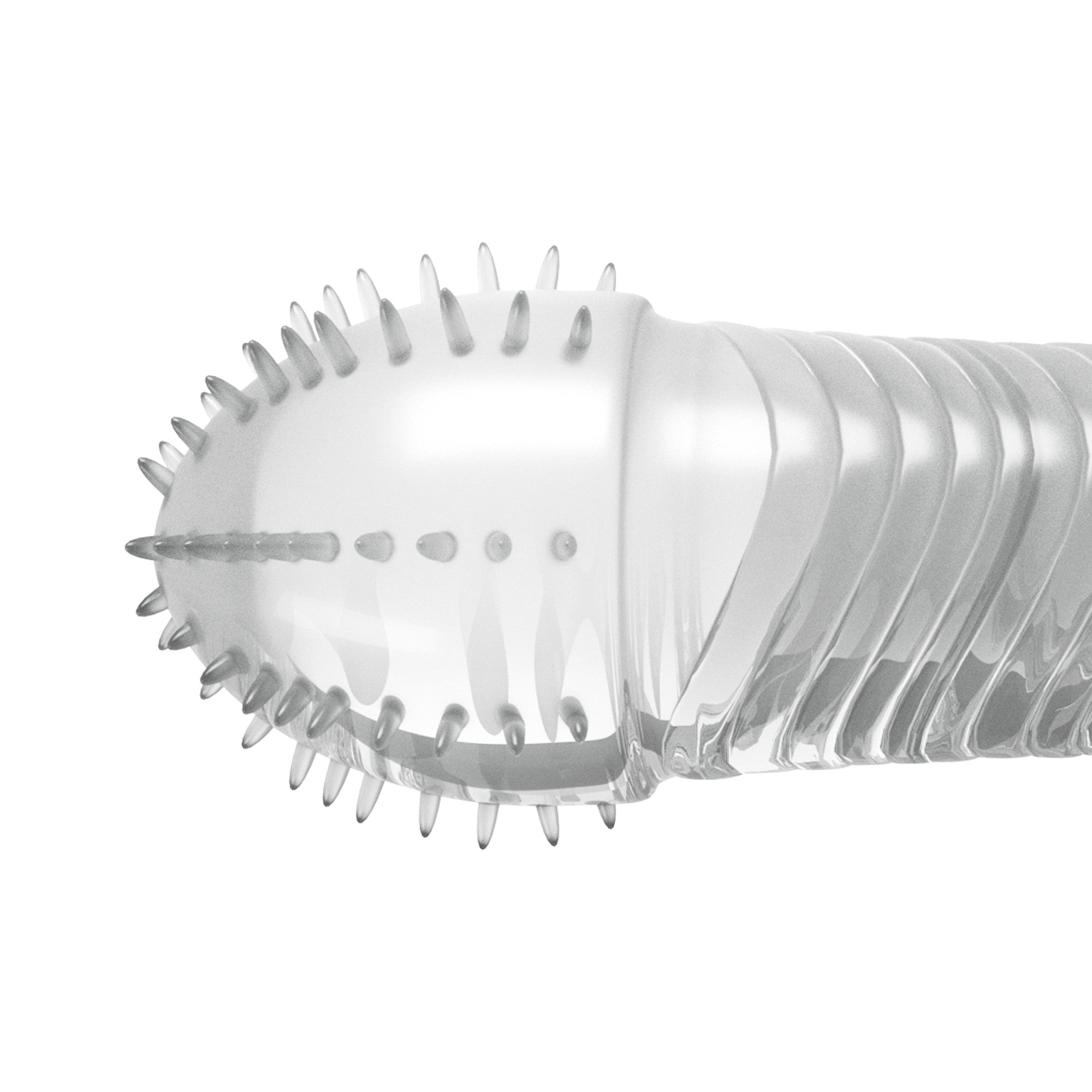 CRUSHIOUS | Ribbed Sleeve – Transparent Penis Sleeve & Lubricant