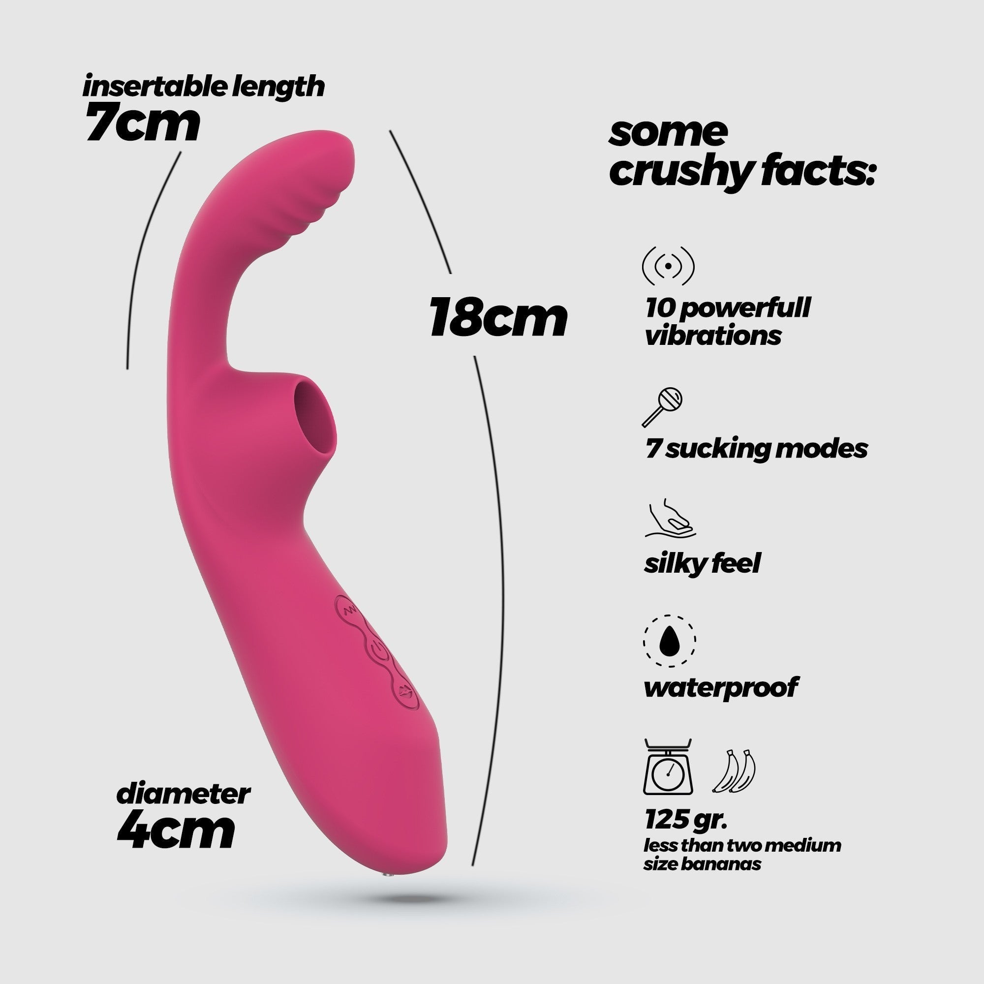 CRUSHIOUS | Cyrano – Rechargeable Clitoral & G-Spot Stimulator
