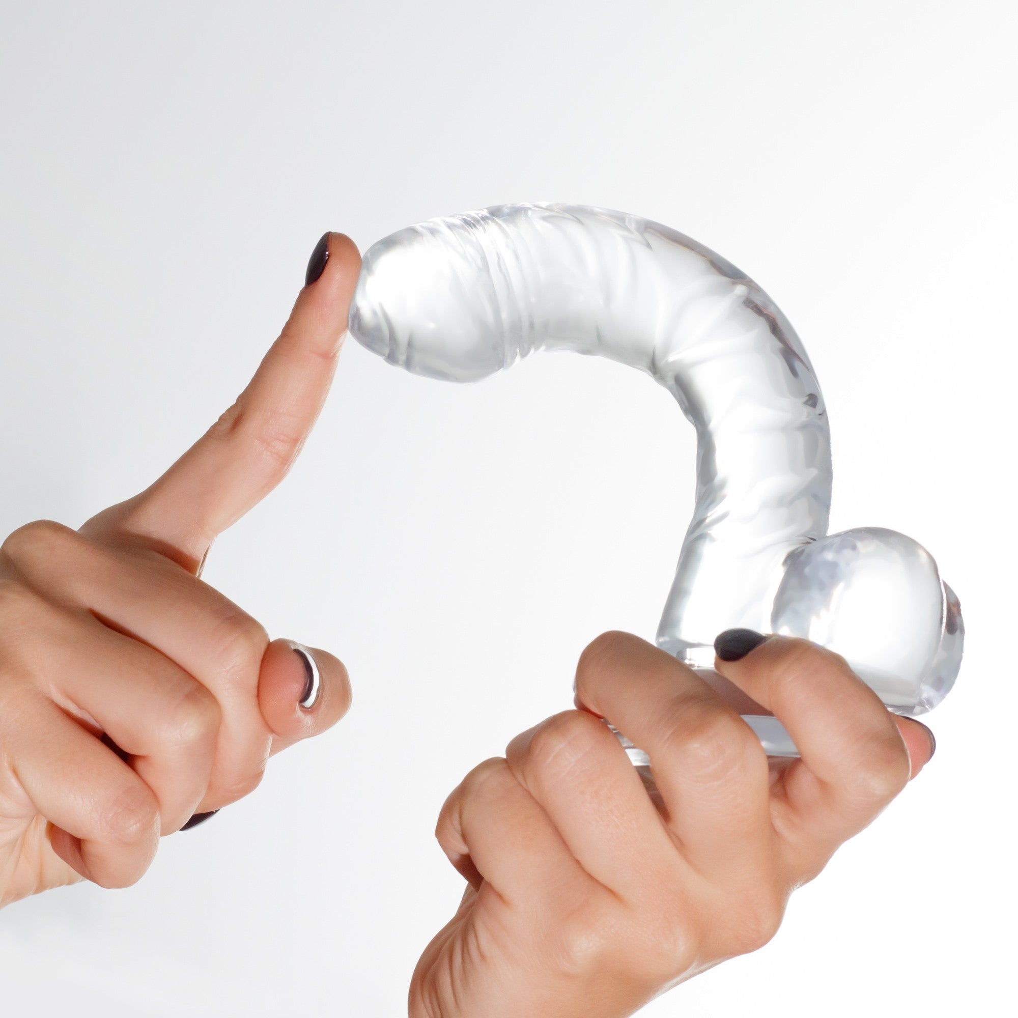 CRUSHIOUS | Hudini – Flexible Jelly Dildo with Suction Base