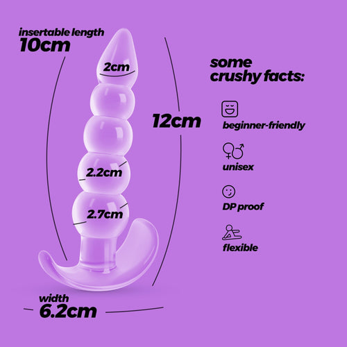 CRUSHIOUS | Draco – Flexible Anal Plug 12 cm