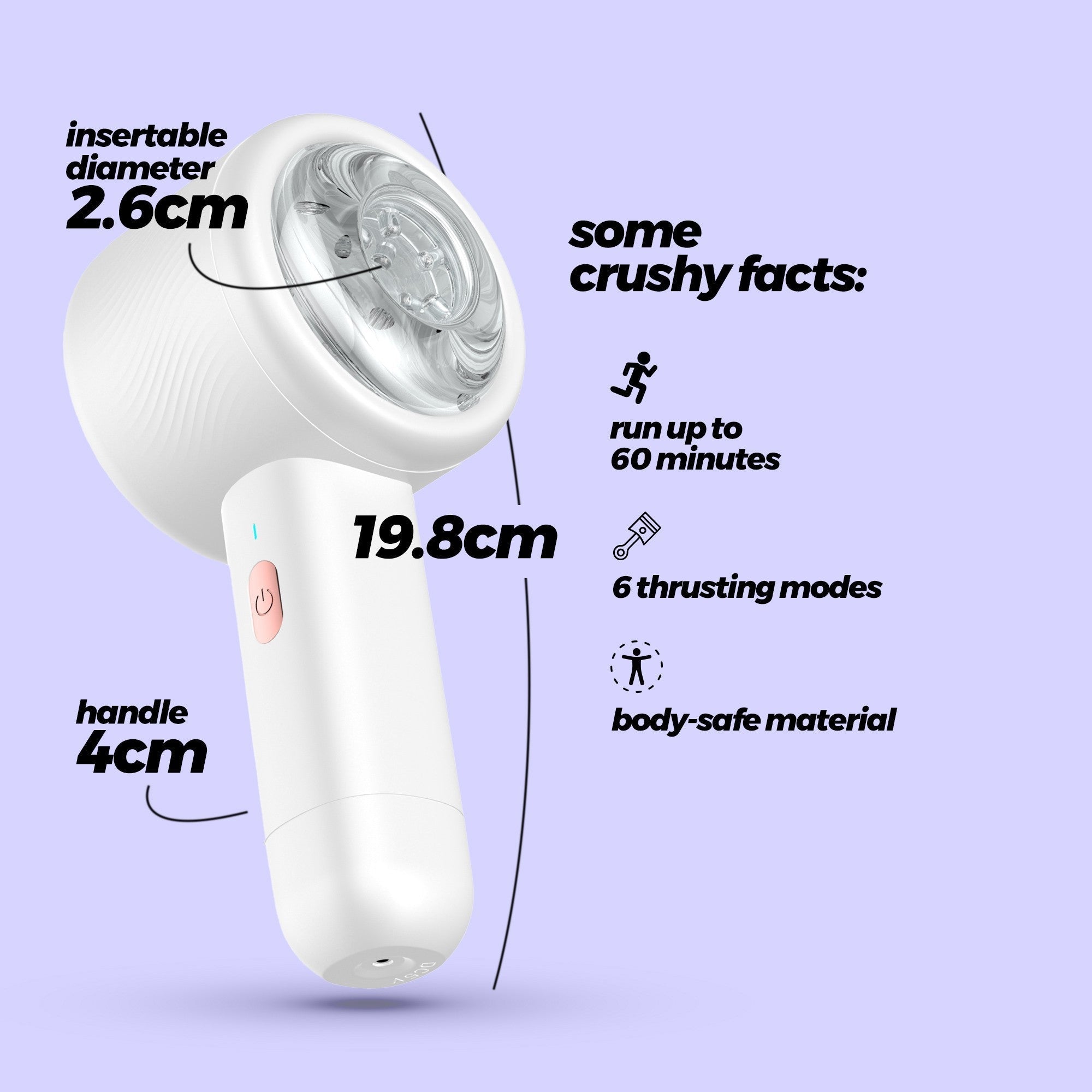 CRUSHIOUS | Magnetus – Rechargeable Thrust Masturbator for Men 19.8 cm