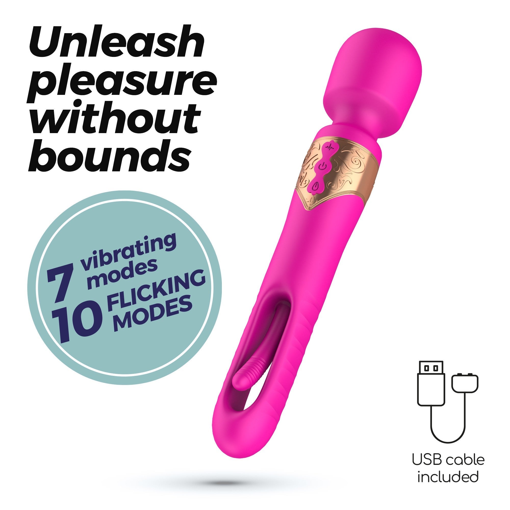 CRUSHIOUS | Big Ben – 2-in-1 Magic Wand & G-Spot Vibrator 25.9 cm