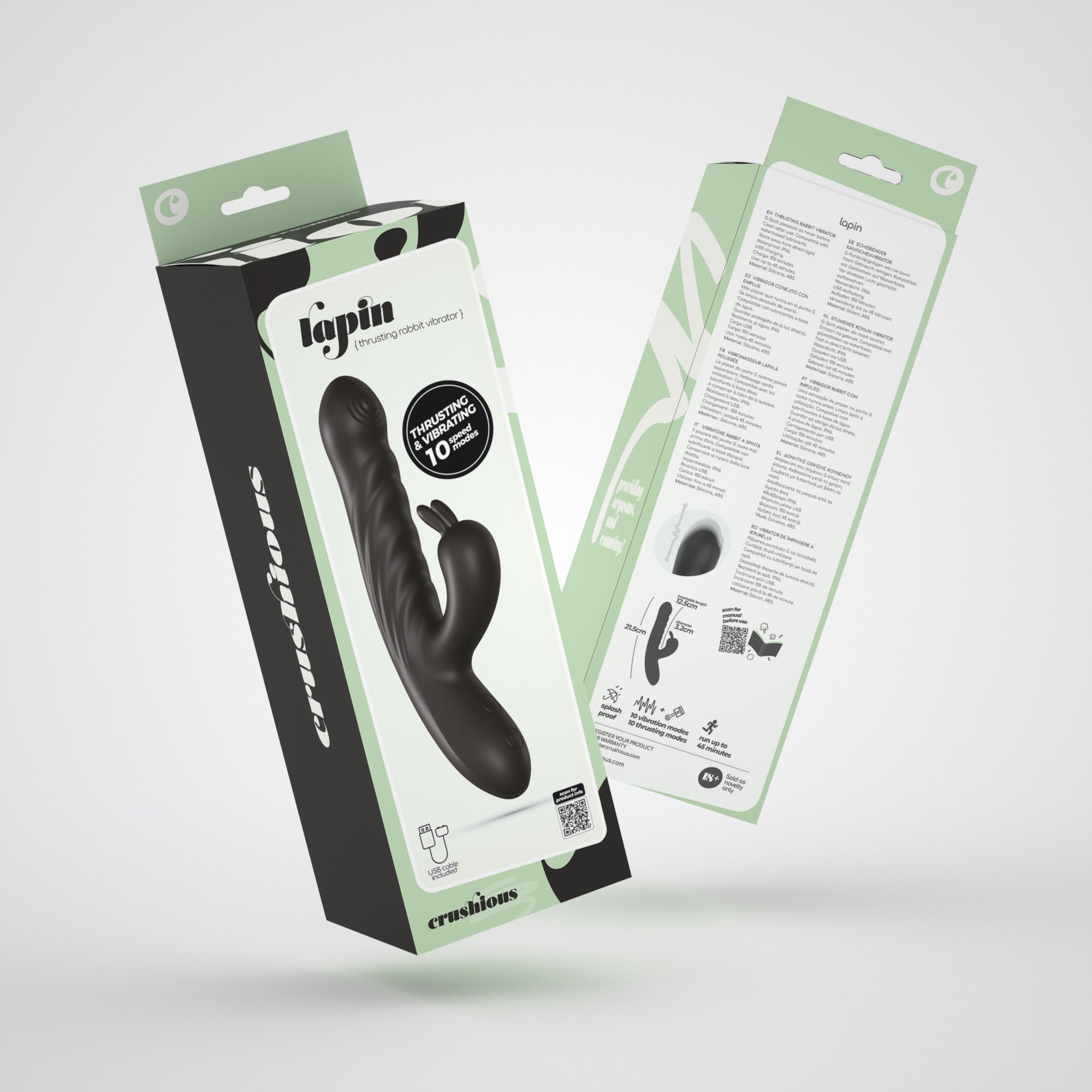 CRUSHIOUS | Lapin – Thrusting Rabbit Vibrator