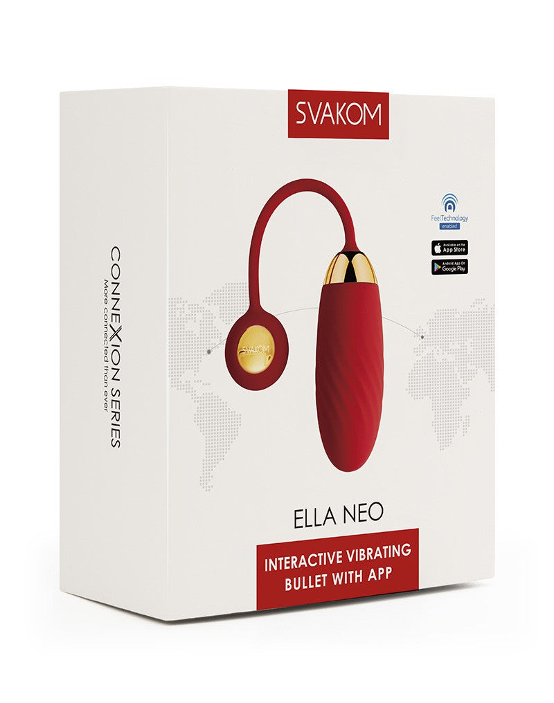 SVAKOM | Ella Neo – Interactive Vibrating Bullet with App Control – Waterproof – Connexion Series