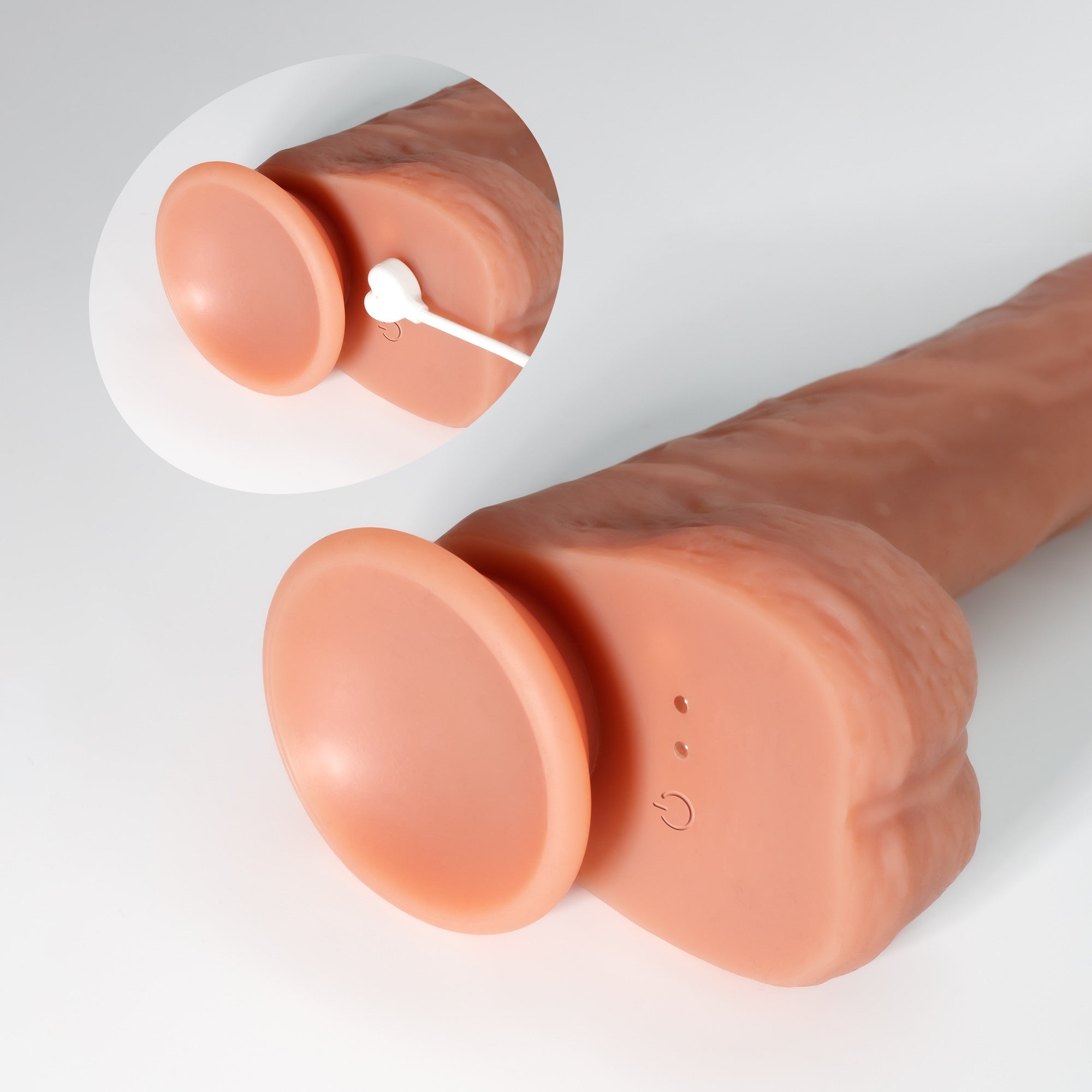 CRUSHIOUS | Inviktus Vibe 9 – Ultra-Realistic Heating Vibrator with Remote 23 cm
