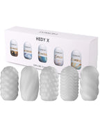 SVAKOM | Hedy X – Набор мини-мастурбаторов – 5 текстурированных рукавов