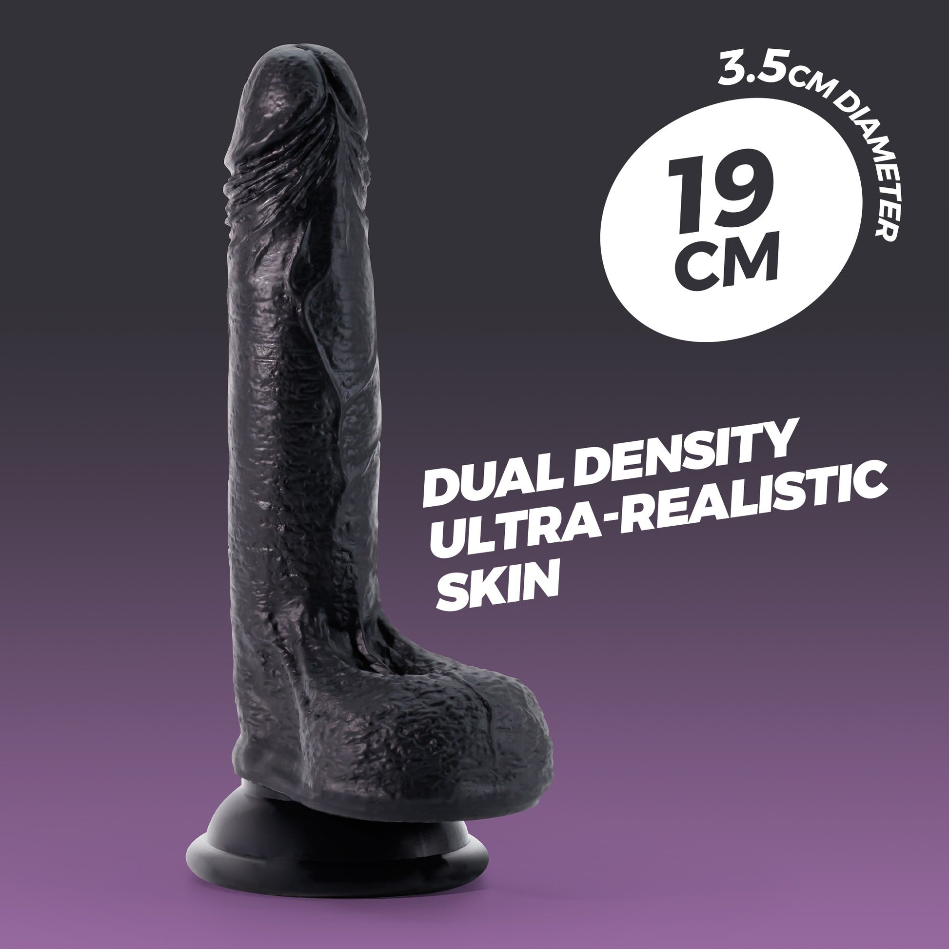 Inviktus Flesh ülirealistlik silikoonist dildo Crushious