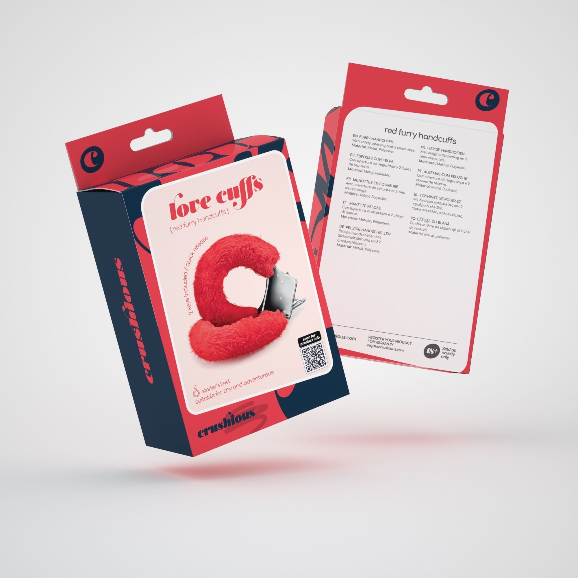 CRUSHIOUS | Love Cuffs – Furry Handcuffs