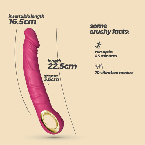 CRUSHIOUS | Magnus – Rechargeable Realistic Vibrator
