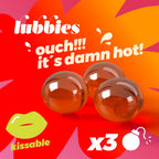 CRUSHIOUS | Lubbies – Hot Massage Oil Balls – 3 Balls