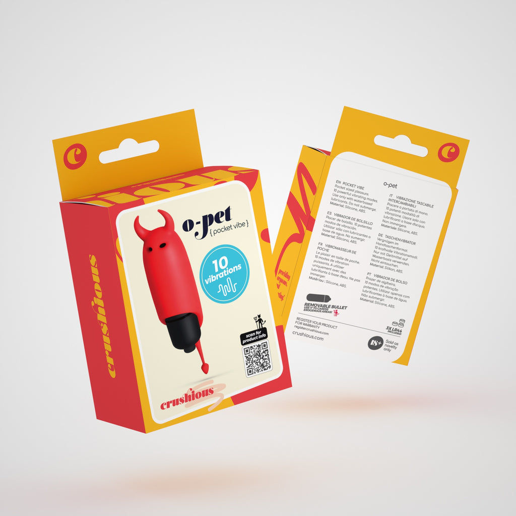 O-Pet Devil minivibraator 10. vibratsiooniga Crushious