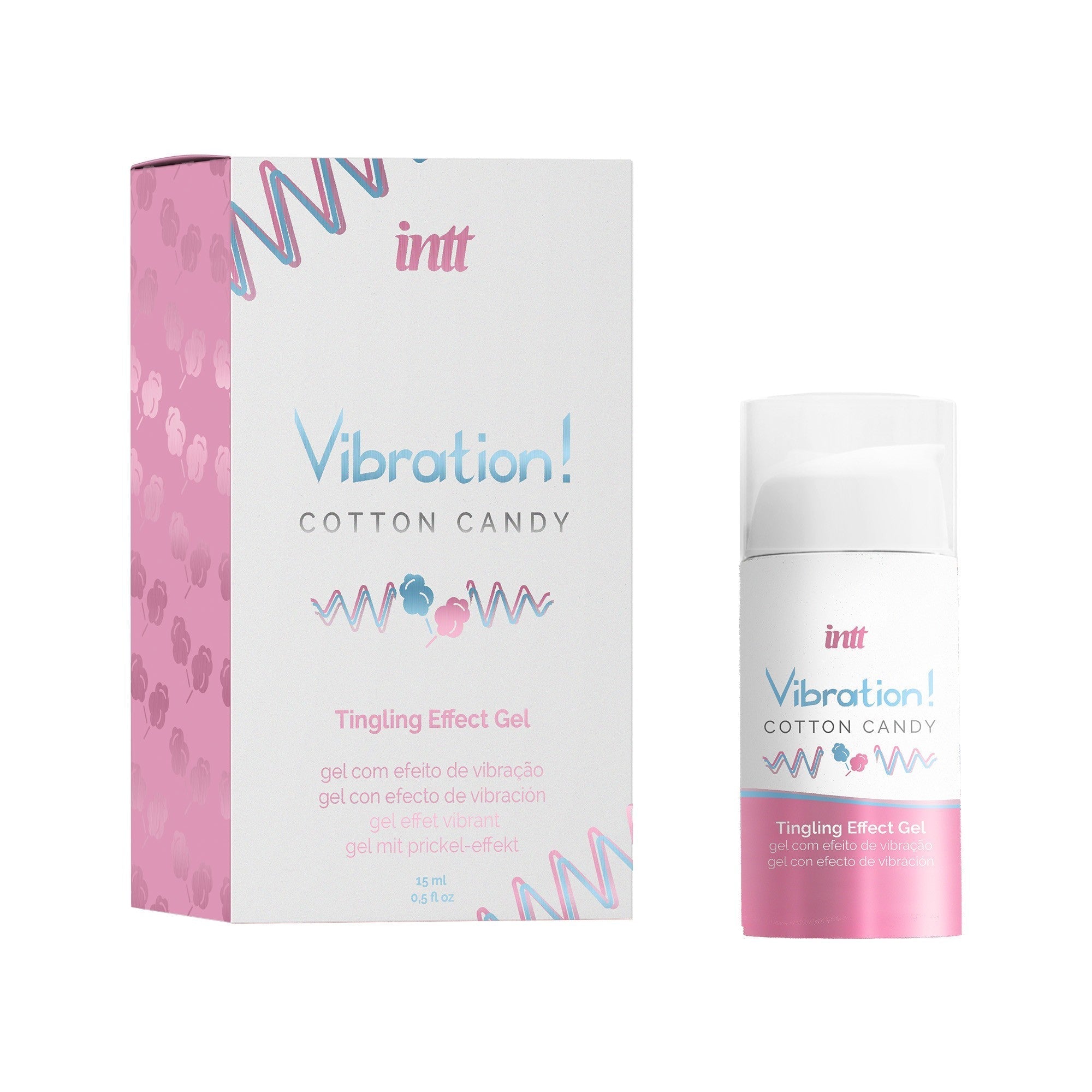 INTT | Cotton Candy Vibration Gel – Playful Arousal – 15 ml