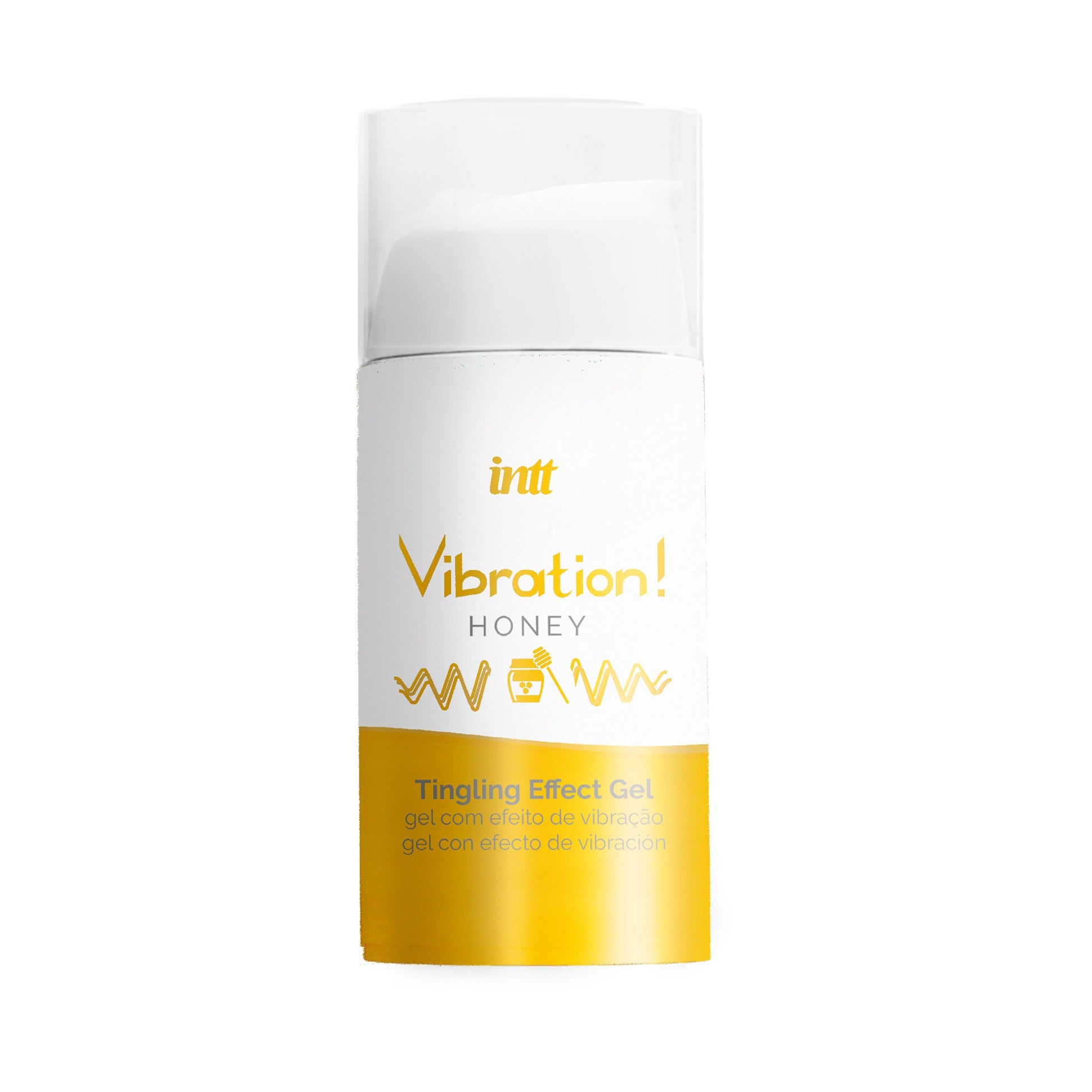 INTT | Vibration & Liquid Vibrator -geelit – 15 ml (useita makuja)