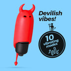 CRUSHIOUS | O-Pet Devil – Mini Vibrator 10 Vibration Modes 9.2 cm