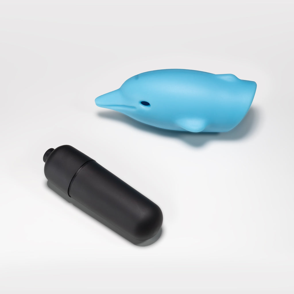 Мини-вибратор O-Pet Dolphin 10 режимов вибрации Crushious

