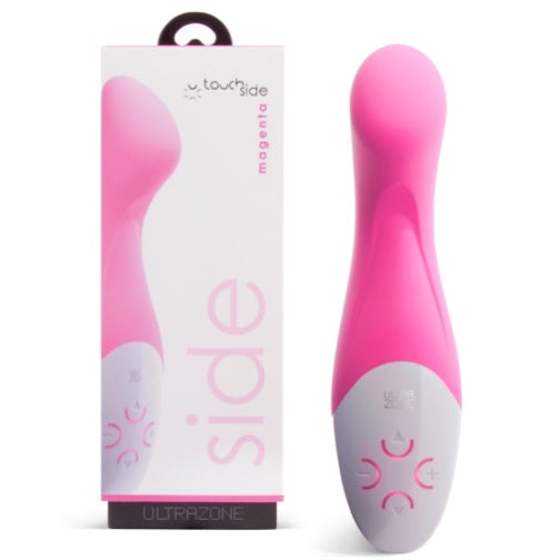 VIBRADOR RECARGABLE TOUCH SIDE MAGENTA 