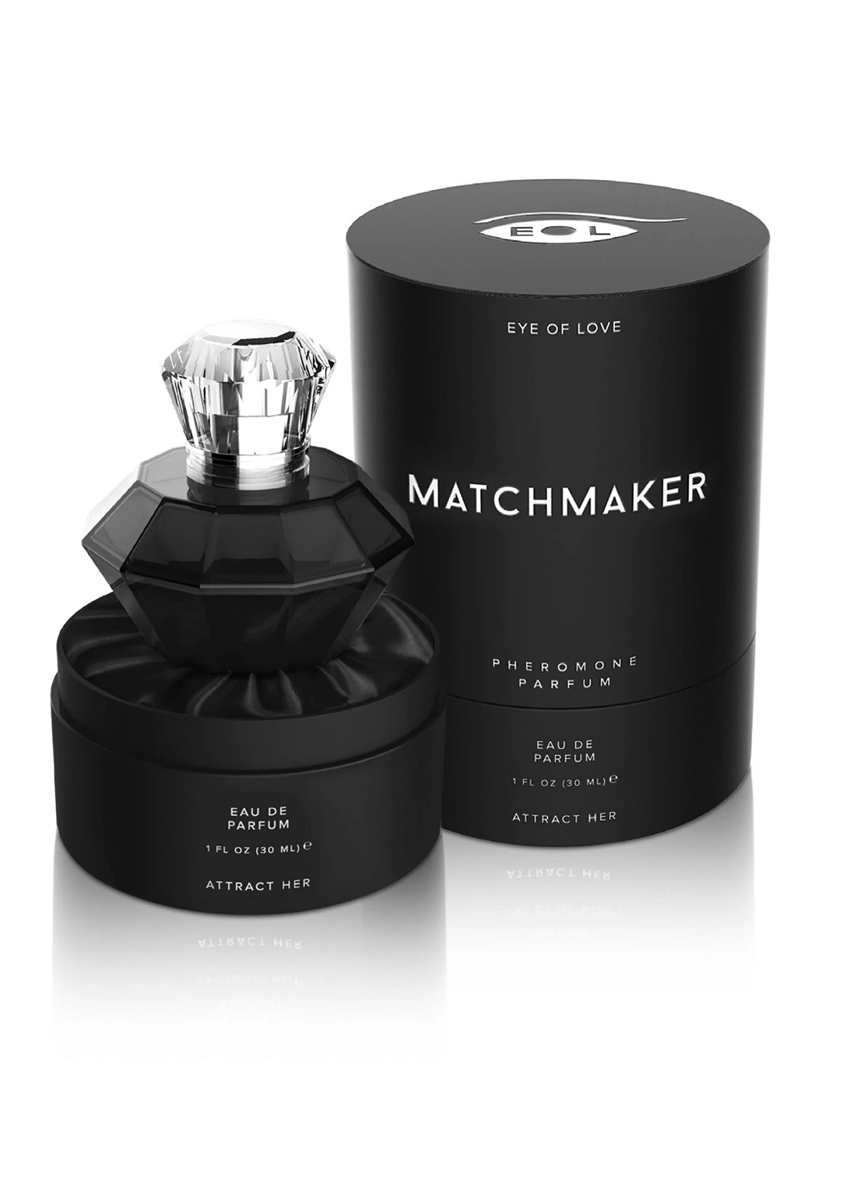 Eye of Love | Matchmaker – Feromonihajuvesi Attract Her – 10 ml & 30 ml (Black Diamond & Red Diamond)