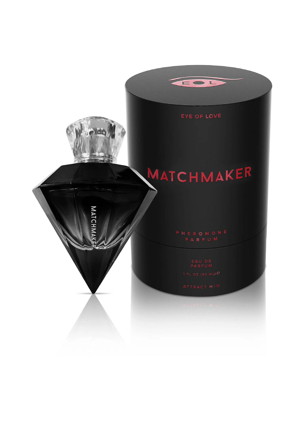 Eye of Love | Matchmaker – Feromonihajuvesi Attract Him – 10 ml & 30 ml (Red & Black)