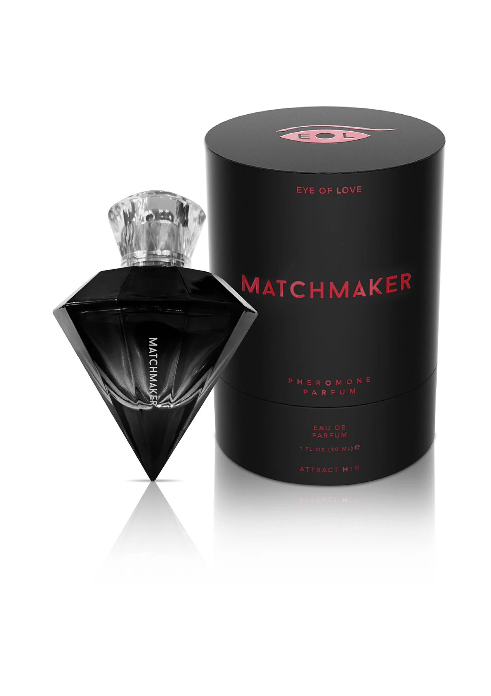 Eye of Love | Matchmaker – Feromonihajuvesi Attract Him – 10 ml & 30 ml (Red & Black)