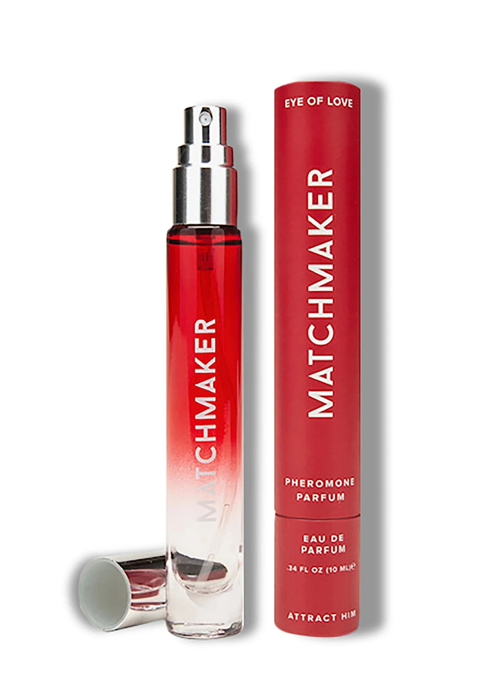 Eye of Love | Matchmaker – Feromonihajuvesi Attract Him – 10 ml & 30 ml (Red & Black)