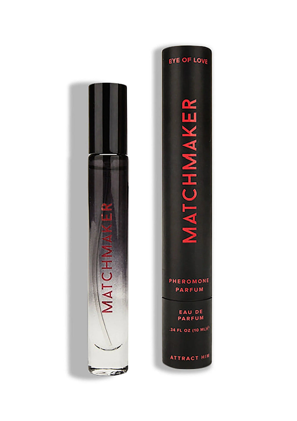 Eye of Love | Matchmaker – Feromonihajuvesi Attract Him – 10 ml & 30 ml (Red & Black)