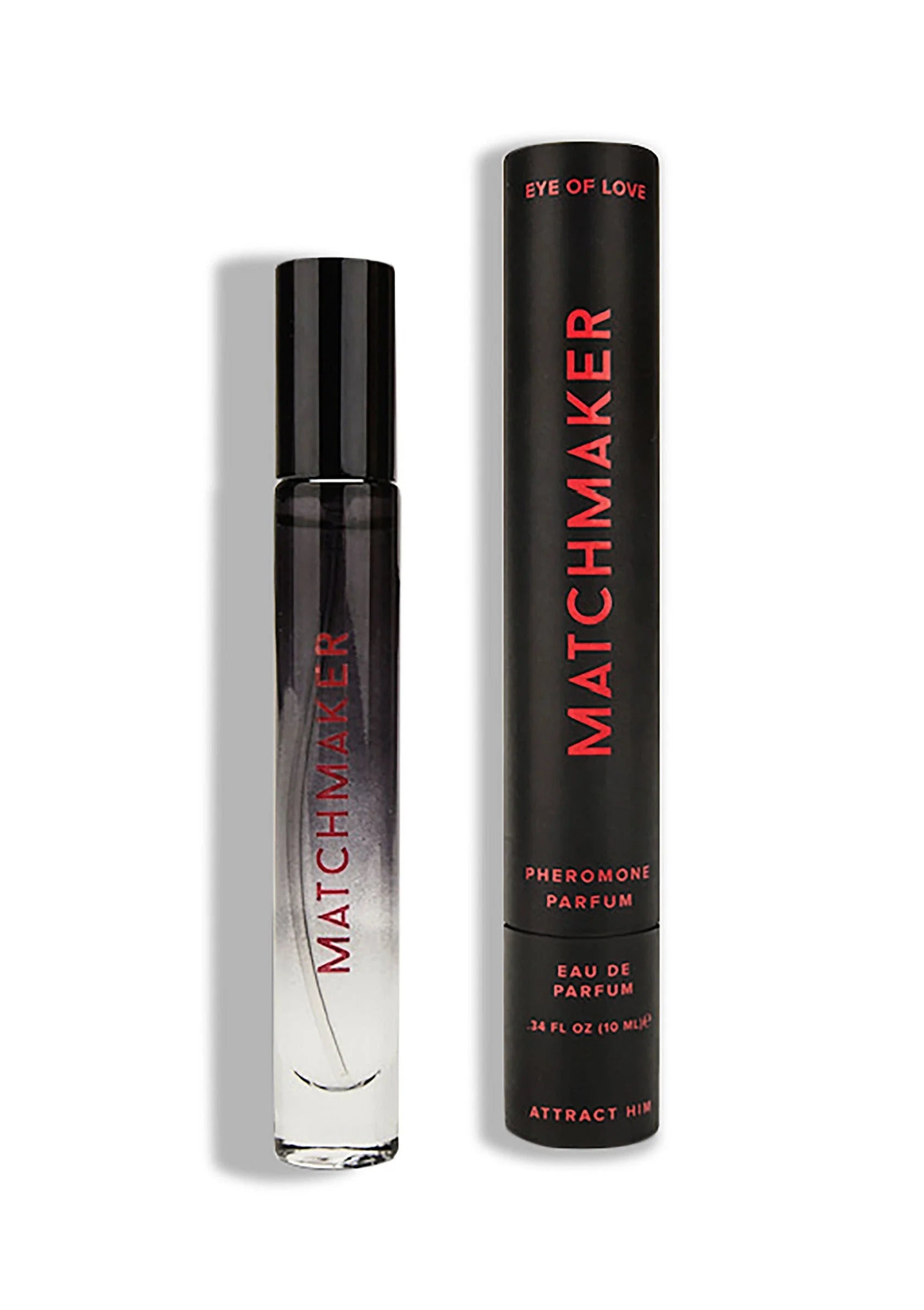 Eye of Love | Matchmaker – Feromonihajuvesi Attract Him – 10 ml & 30 ml (Red & Black)