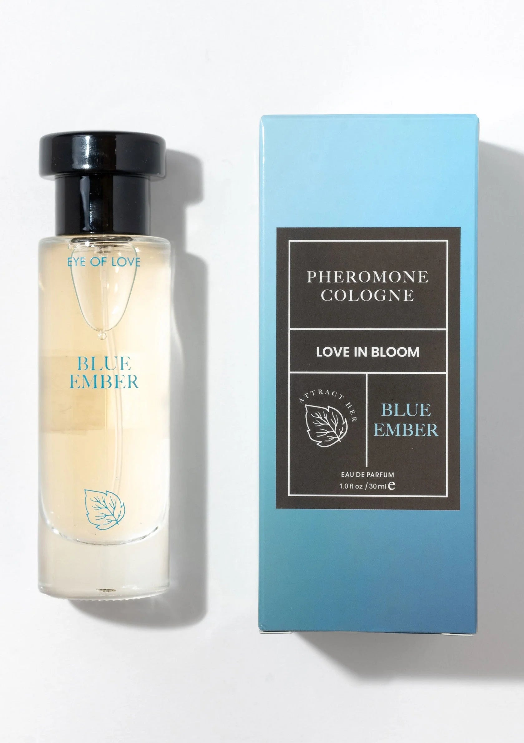 Eye of Love | Bloom – Feromonihajuvesi Attract Her – 10 ml & 30 ml (Earth’s Desire & Blue Ember)