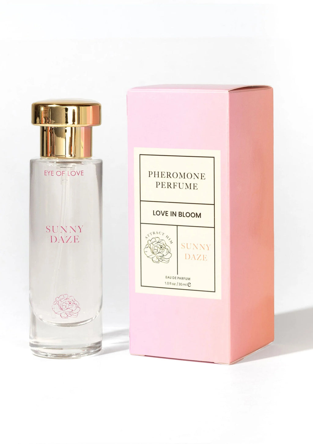 Eye of Love | Bloom – Feromonihajuvesi Attract Him – 10 ml & 30 ml (Sunny Daze & Lilac Dream)