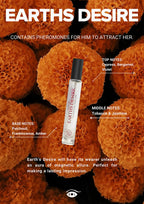 EYE OF LOVE | Bloom – Pheromone Cologne Attract Her – Earth's Desire – 10 ml / 30 ml