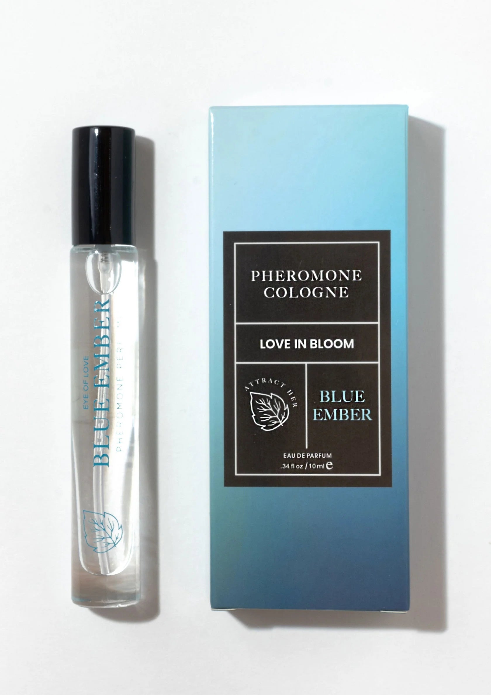Eye of Love | Bloom – Feromonihajuvesi Attract Her – 10 ml & 30 ml (Earth’s Desire & Blue Ember)