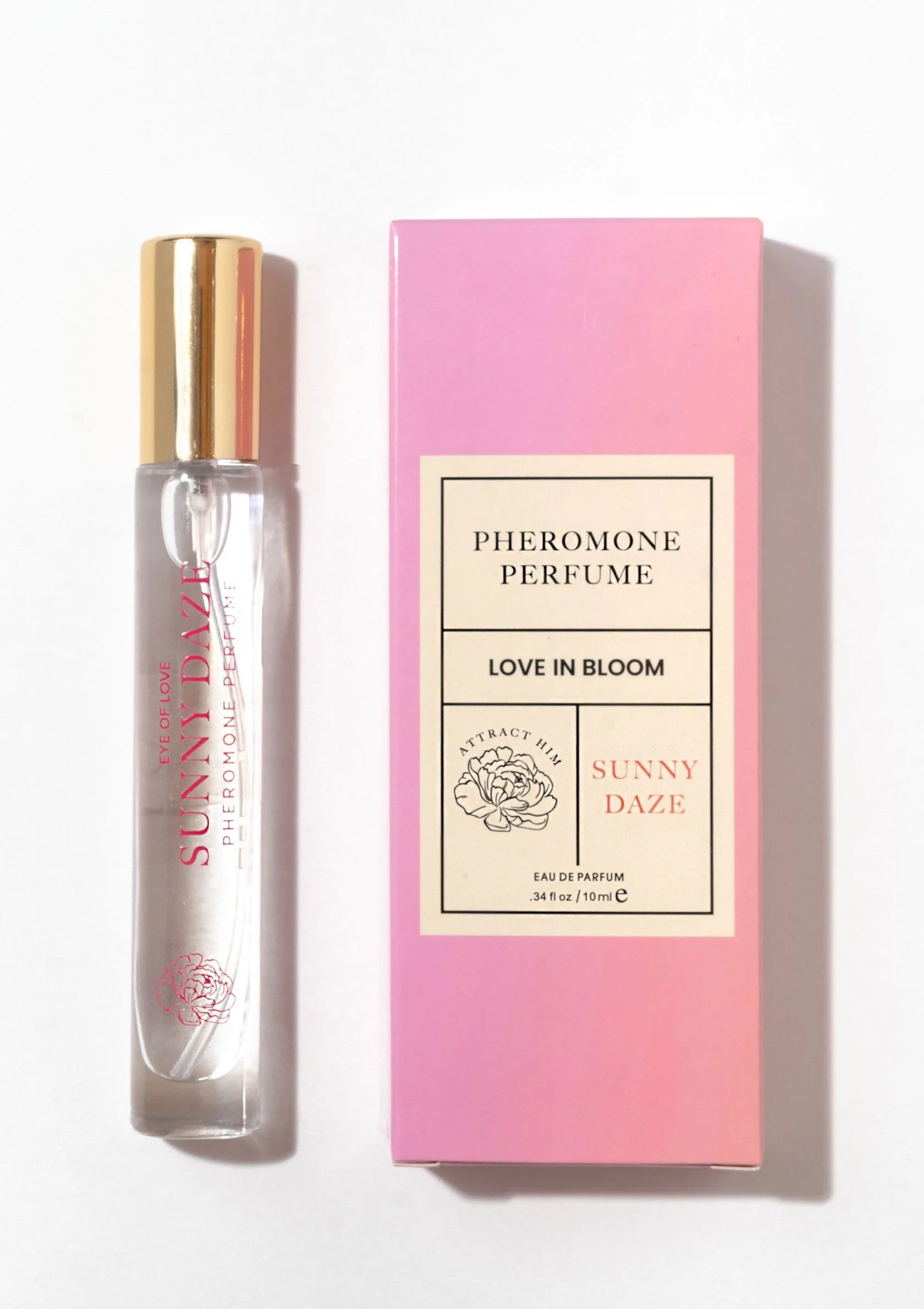 Eye of Love | Bloom – Feromonihajuvesi Attract Him – 10 ml & 30 ml (Sunny Daze & Lilac Dream)