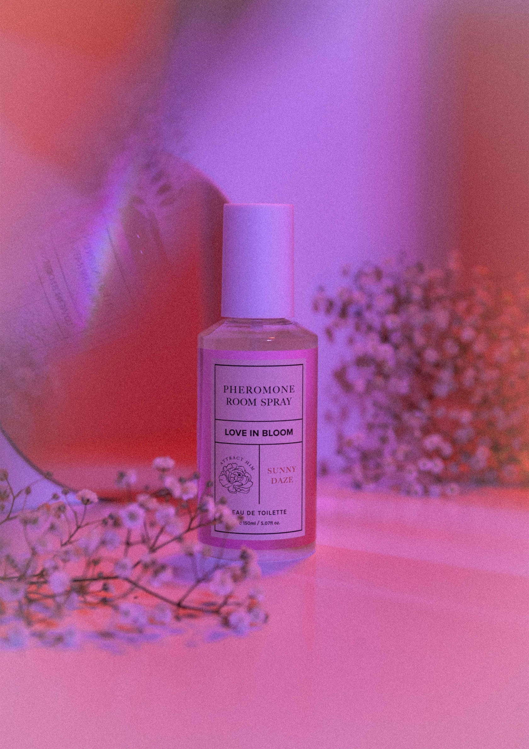 Eye of Love | Bloom – Feromonihuonesuihke Attract Him 150 ml (Sunny Daze & Lilac Dream)