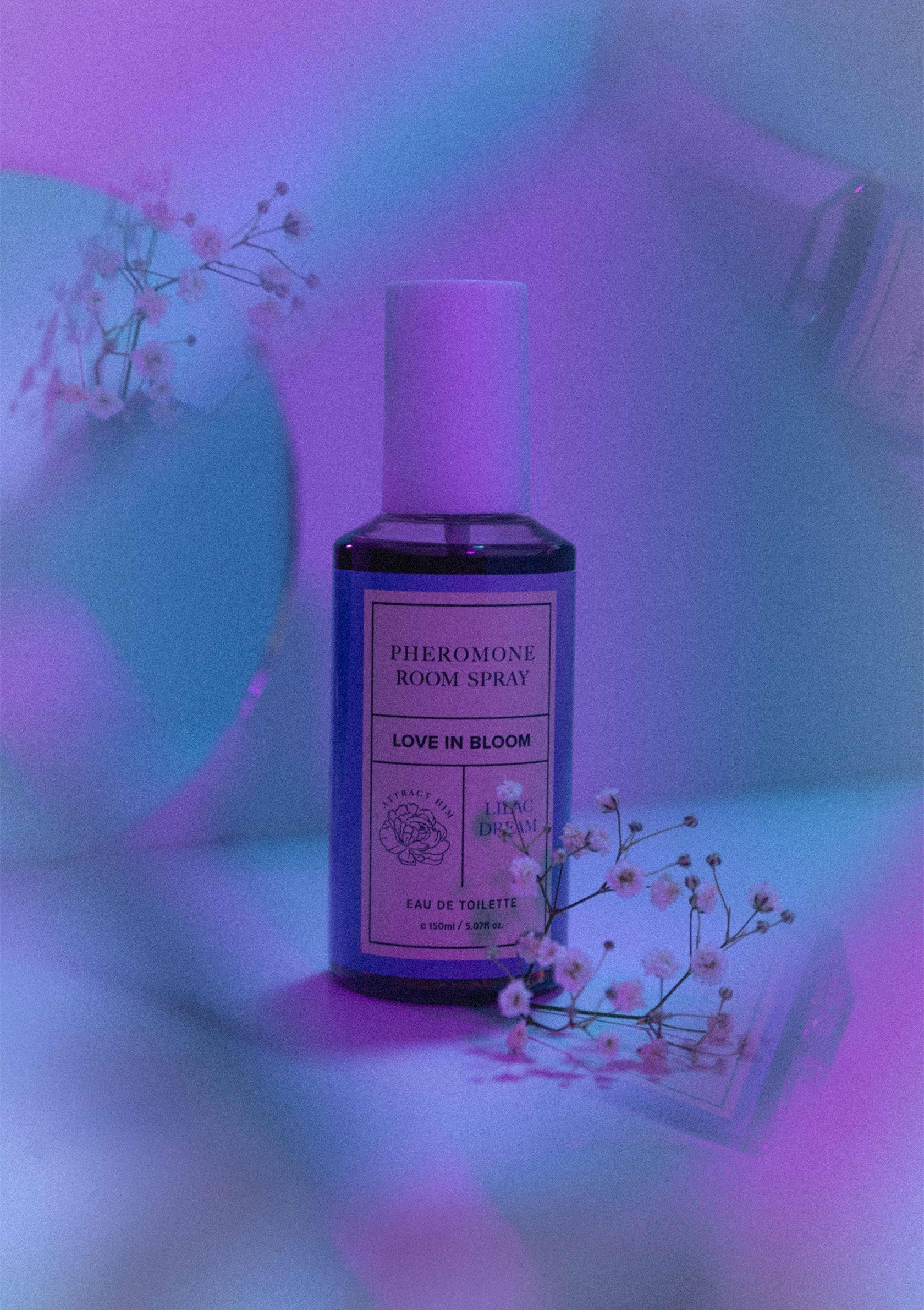 Eye of Love | Bloom – Feromonihuonesuihke Attract Him 150 ml (Sunny Daze & Lilac Dream)