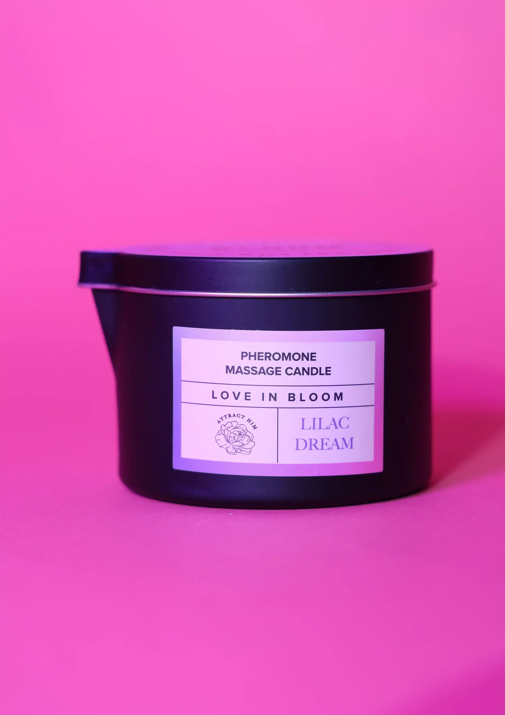 EYE OF LOVE | Bloom – Pheromone Massage Candle Attract Him – Lilac Dream – 150 ml