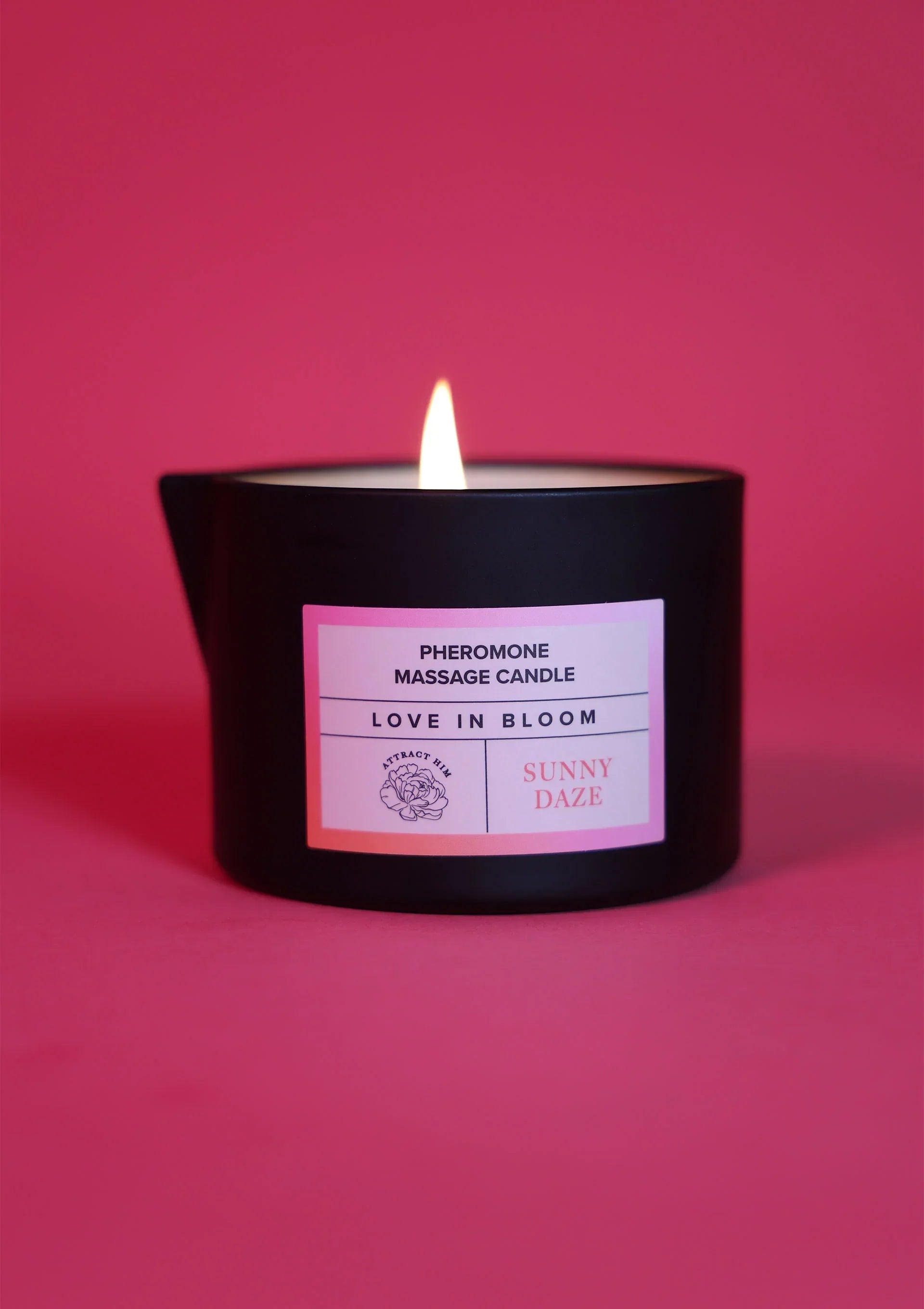 EYE OF LOVE | Bloom Pheromone Massage Candle Attract Him – Sunny Daze – 150 ml