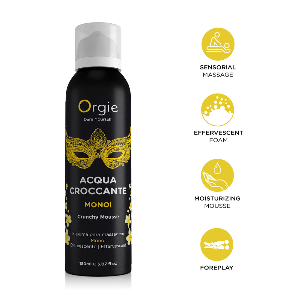 Orgie ACQUA CROCCANTE – Krītošs ķermeņa masāžas putu krēms (4 aromāti)