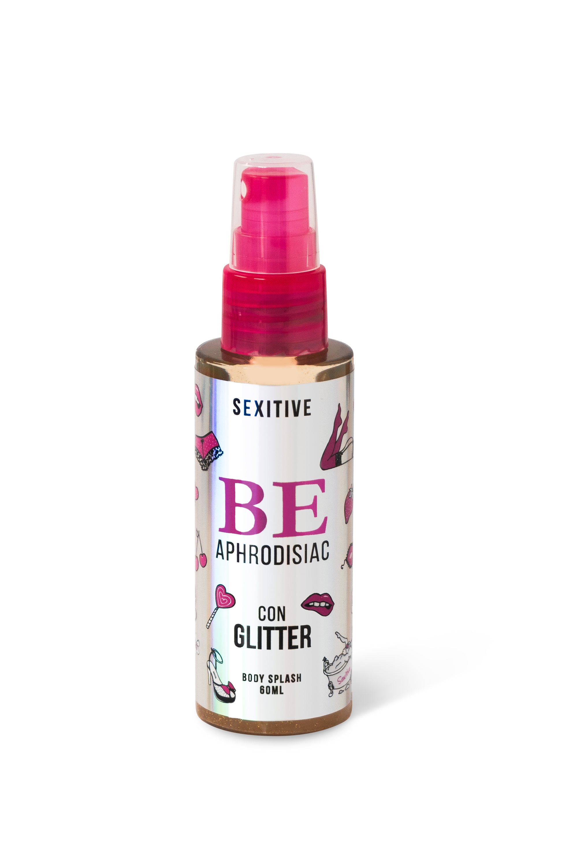 Sexitive Body Splash - sädelev kehahooldussari 60 ml (3 varianti)