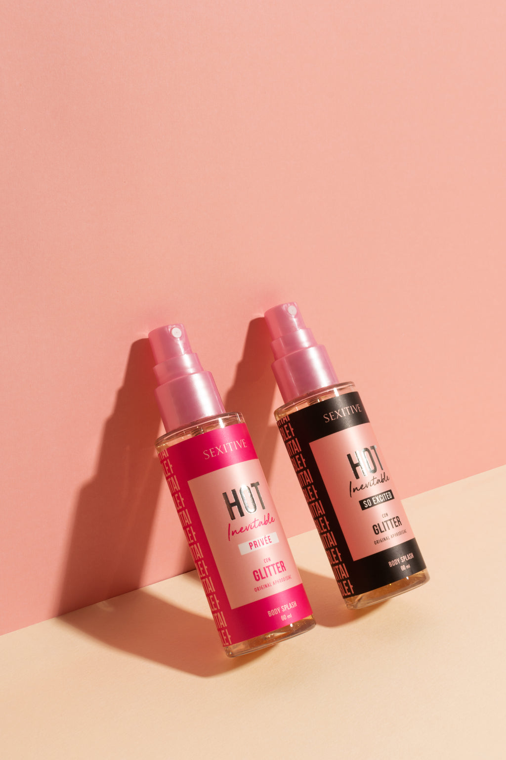 SEXITIVE Body Splash Fragrance Mist Glitter – 3 Scents Collection (60 ml)