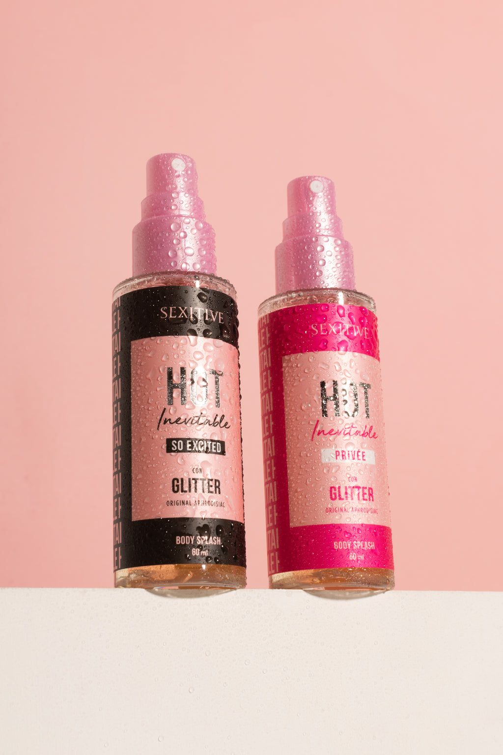 SEXITIVE Body Splash Fragrance Mist Glitter – 3 Scents Collection (60 ml)