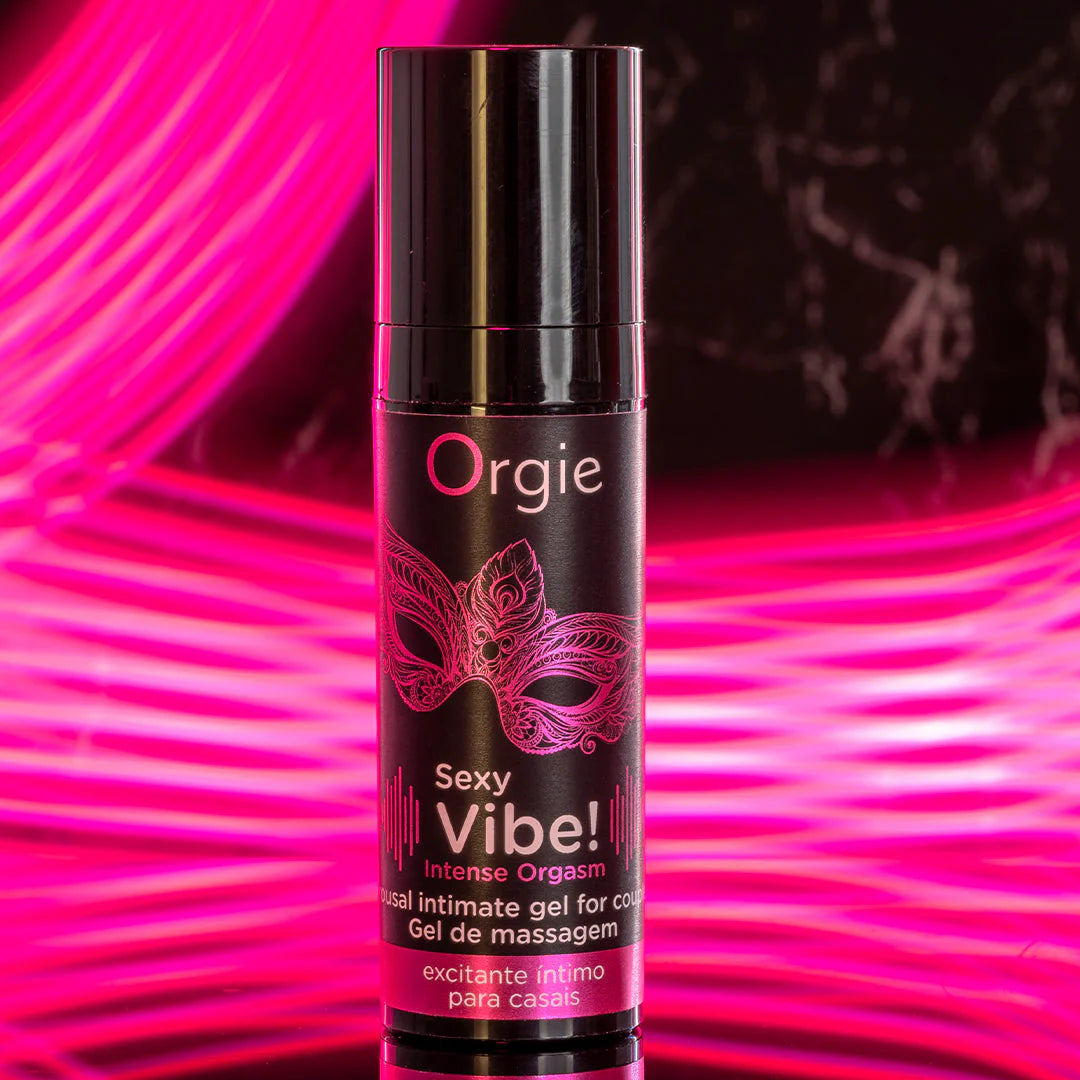 ORGIE | Sexy Vibe! Stimuloiva intiimigeeli – 4 versiota (Classic / Hot Mansikka / Intense Orgasm / High Voltage)