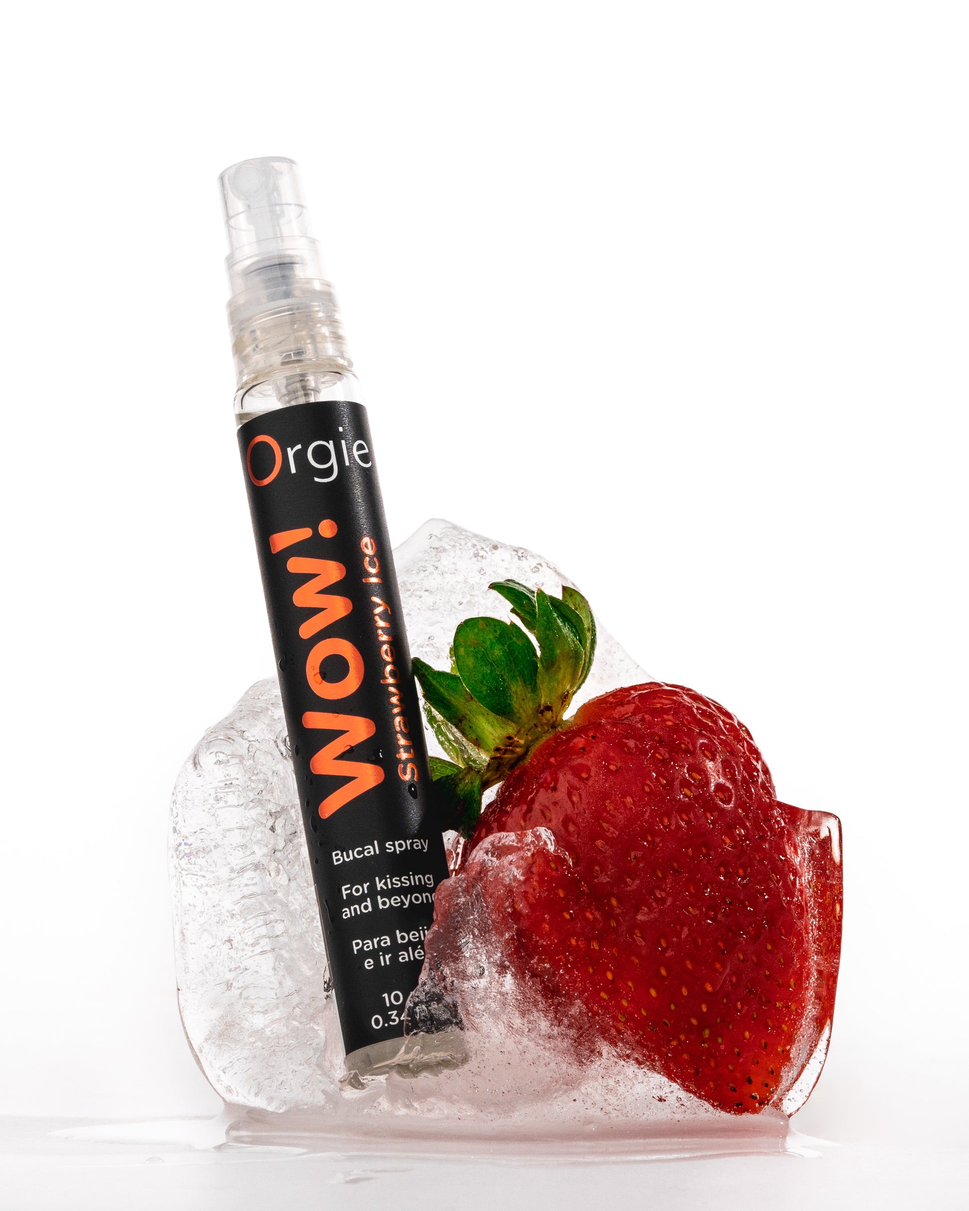 ORGIE | WOW! Bucal Spray - Strawberry Ice – Sweet & Icy Oral Spray – 10 ml
